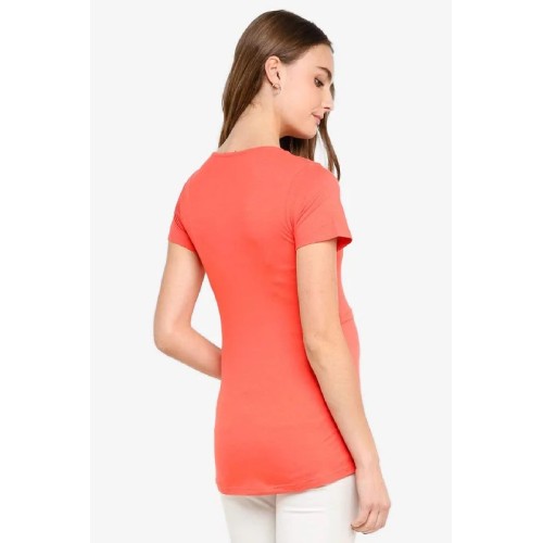Aggie Empire Top Coral