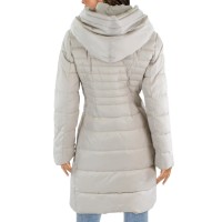 Tahari Womens Oversized Outerwear Puffer Jacket