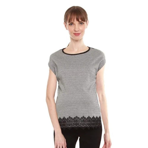 Darla Nursing Top Black